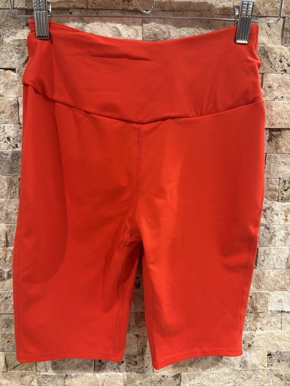 Ryderwear Scrunch Butt Biker Shorts Womens M Red Gym Workout